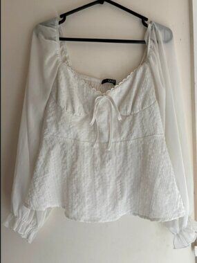 Quiz white blouse